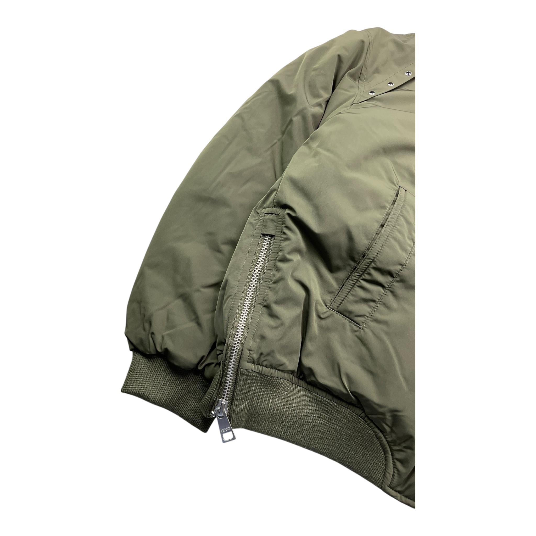 LIU JO giubbino tinta unita con zip Verde per Bambina GF4061 VERDE LIU JO 