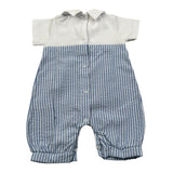 Coccode Pagliaccetto Mezza Manica con Finta Salopette per Neonato C55154 BLU COCCODE 