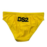 Dropseason2 Costume Modello Slip Tinta Unita per Bambino SS25KB204 GIALLO DROPSEASON2 