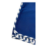 Ninnaoh Coperto Tinta Unita Ricami per Neonato E21COP201 BLU NINNAOH 