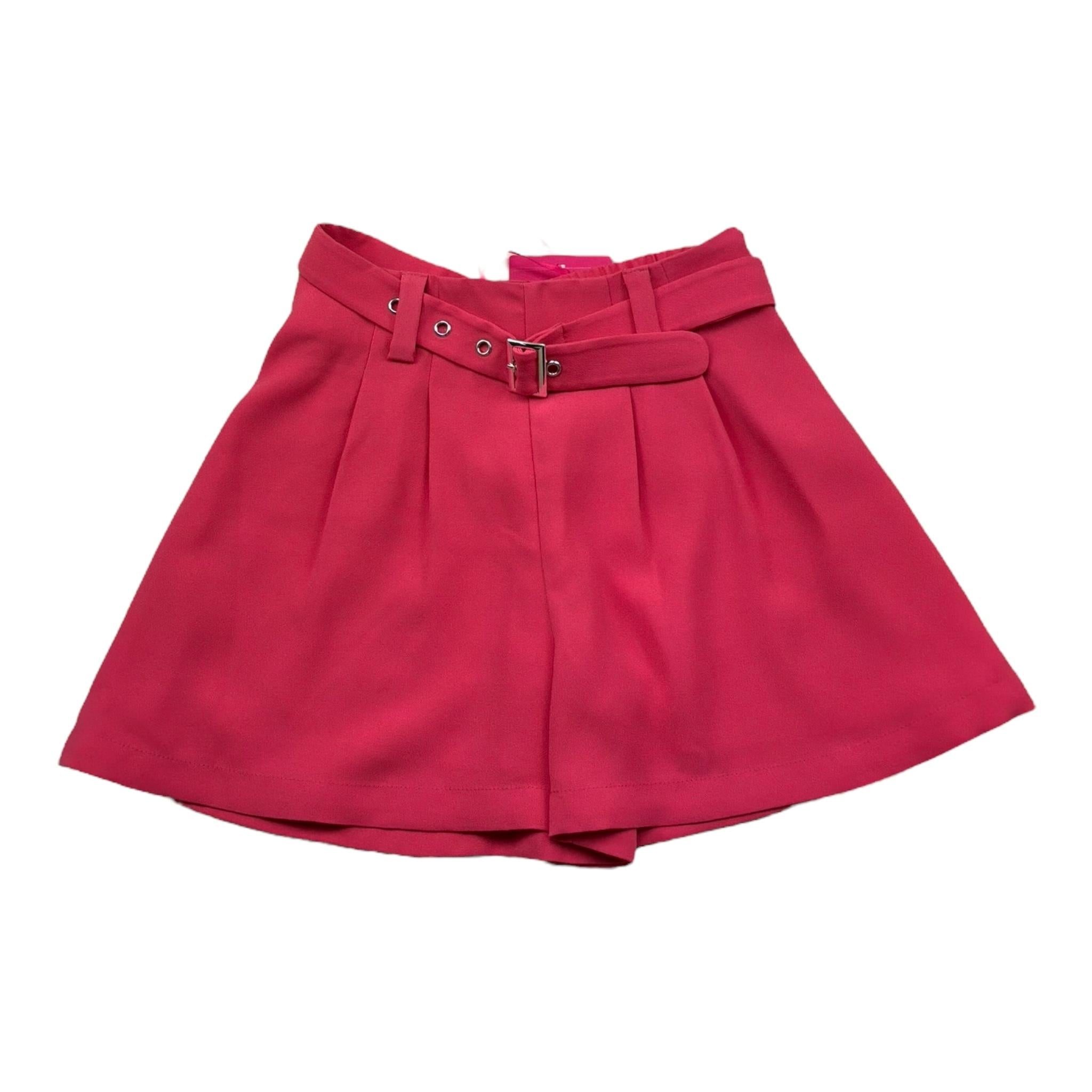 Liu Jo Short Tinta Unita con Cinturino per Bambina GA5033 CORALLO LIU JO 