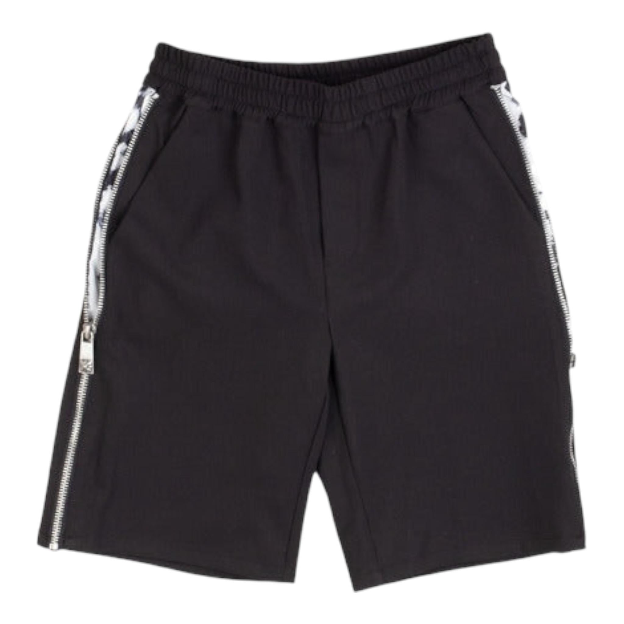 John Richmond Bermuda Tinta Unita con Zip E Elastico In Vita per Bambino RBP23091BE NERO JOHN RICHMOND 