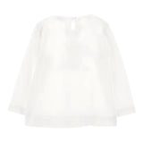 Monnalisa Shirt Girocollo tinta unita con Stampa Bianco per Neonata 39B609 BIANCO MONNALISA 