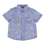 Jeckerson Camicia Mezza Manica Tinta Unita con Stampa per Neonato JN3424 AZZURRO JECKERSON 