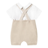 Mayoral Completo 2 Pezzi T-Shirt-Pagliaccetto per Neonato 1607 BEIGE MAYORAL 