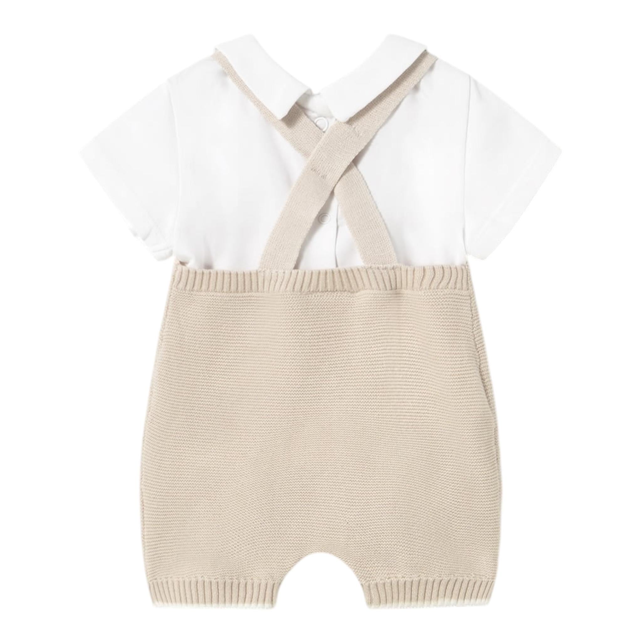 Mayoral Completo 2 Pezzi T-Shirt-Pagliaccetto per Neonato 1607 BEIGE MAYORAL 