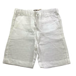 Little Bear Bermuda Tinta Unita con Elastico In Vita per Bambino 6239J BIANCO LITTLE BEAR 