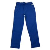 Carre'Ment Beau Pantalone Tinta Unita Con Girovita Regolabile Blu Per Bambino