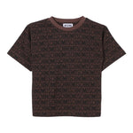 Moschino T-Shirt Girocollo Logata per Neonato M8M032 MARRONE MOSCHINO 