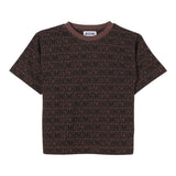 Moschino T-Shirt Girocollo Logata per Neonato M8M032 MARRONE MOSCHINO 