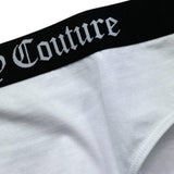 Juicy Couture Slip Tinta Unita con Stampa per Bambina JBX5823 BIANCO JUICY COUTURE 