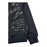 JOHN RICHMOND felpa chiusa girocollo tinta unita brillantinato Nero per Bambina RGA25188FE NERO JOHN RICHMOND 