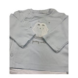 LOSAN completo 2 pezzi shirt-ghettina tinta unita Azzurro per Neonato 31V8011AL AZZURRO LOSAN 