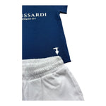 Trussardi Completo 2 Pezzi T-Shirt-Bermuda per Neonato TIP26008CJ BIANCO/BLU TRUSSARDI 