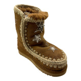 MOU stivali tinta unita con applicazioni Cammello per Bambina MUFK101037A CAMMELLO MOU 