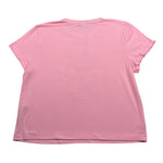 Liu Jo T-Shirt Girocollo tinta unita con Stampa Rosa per Bambina GA3100 ROSA LIU JO 