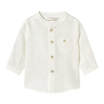 Mayoral Camicia Tinta Unita con Fantasia A Righe per Neonato 11033 PANNA MAYORAL 