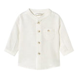 Mayoral Camicia Tinta Unita con Fantasia A Righe per Neonato 11033 PANNA MAYORAL 