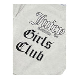 Juicy Couture T-Shirt Girocollo Tinta Unita con Stampa per Bambina JBX6620 GRIGIO JUICY COUTURE 