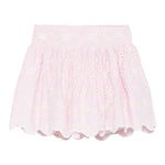 U+È Gonna Tinta Unita Traforata per Neonata UE1782 ROSA U+è 