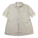 Aspesi Camicia Mezza Manica Tinta Unita Fantasia A Righe per Bambina S25044CLC6065 BIANCO ASPESI 