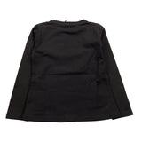 FUN & FUN shirt girocollo tinta unita con stampe in contrasto Nero per Neonata FNBTS12589X NERO FUN & FUN 
