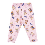 MONNALISA leggins tinta unita cn stampa orsi Rosa per Bambina 31D411 ROSA MONNALISA 