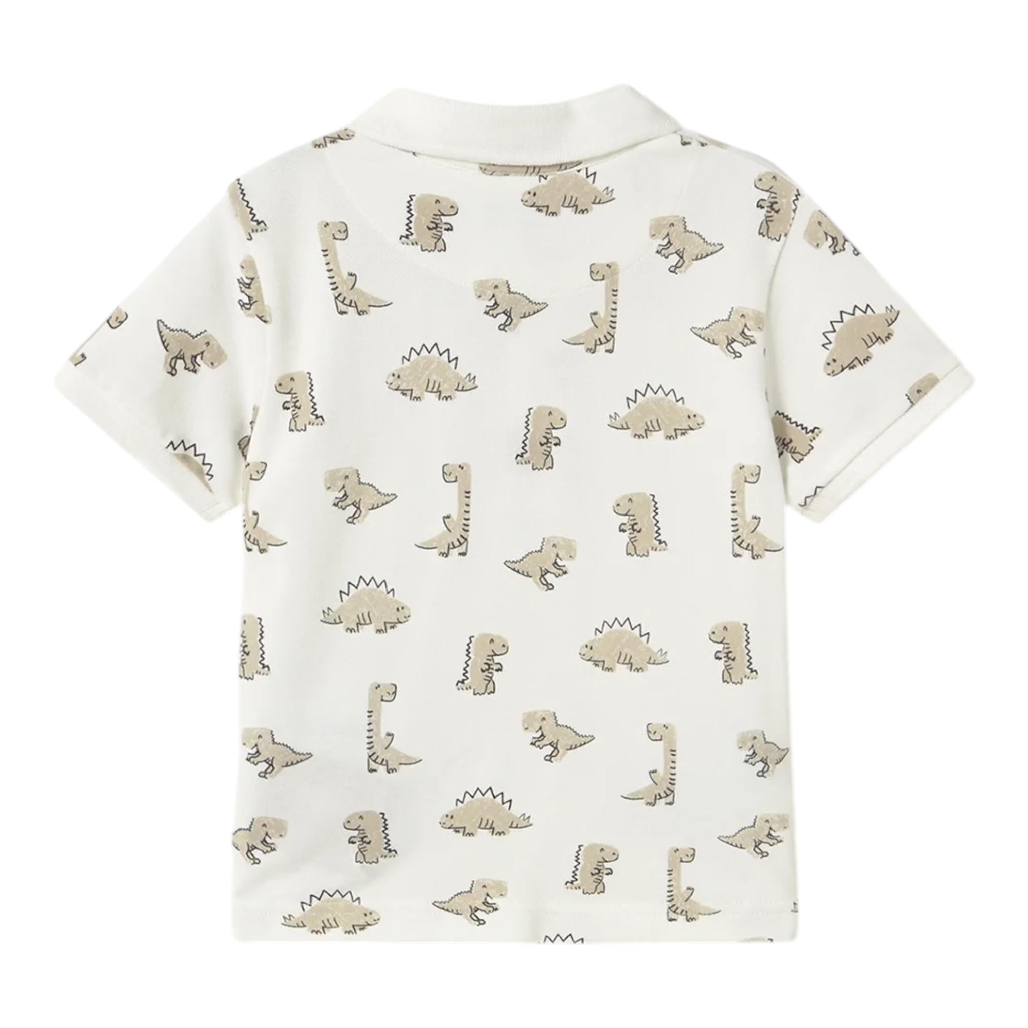 Mayoral Camicia Mezza Manica Fantasia A Righe per Bambino 1112XJ BIANCO MAYORAL 