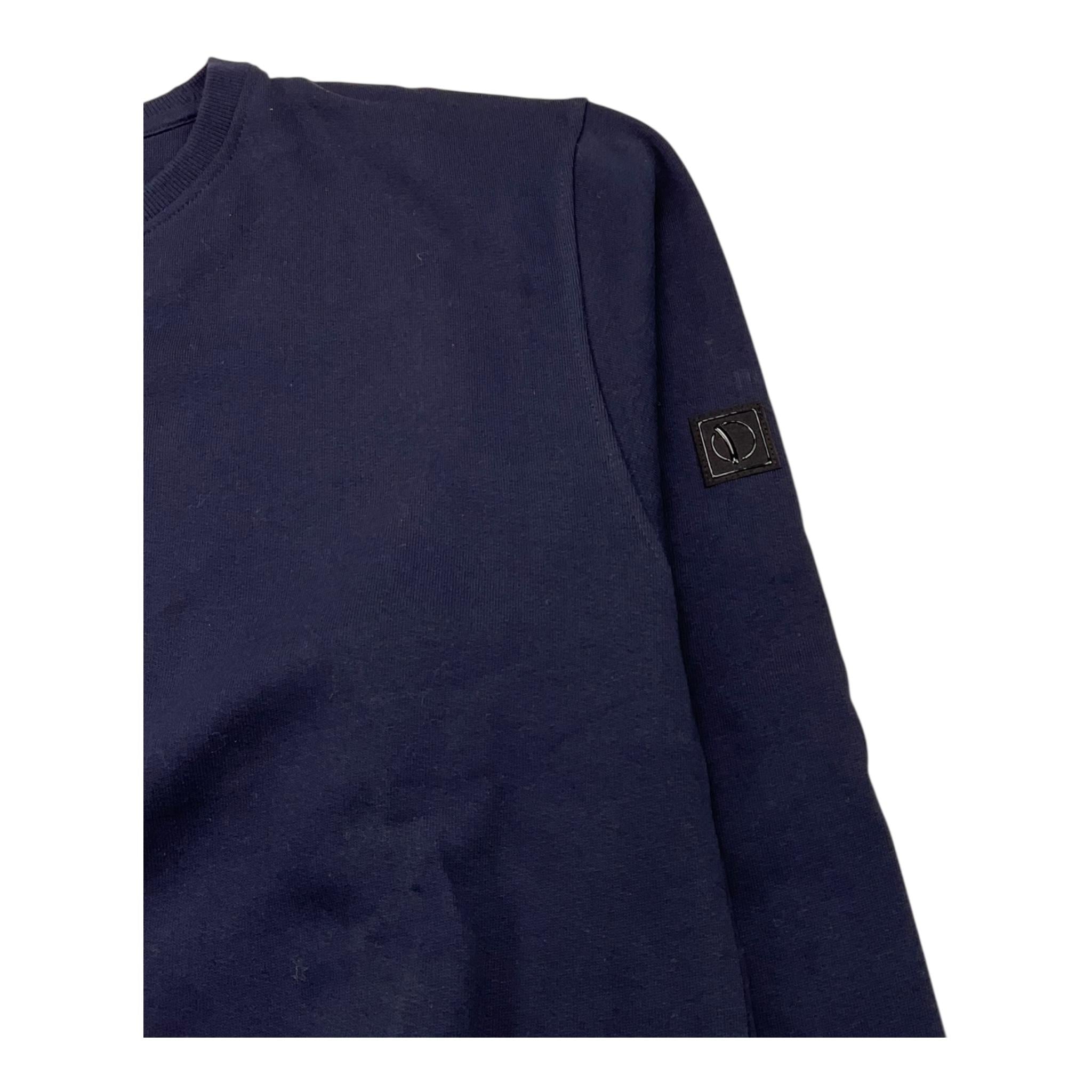 OVER-D felpa chiusa girocollo tinta unita Blu per Bambino OK1484SFL BLU OVER-D 