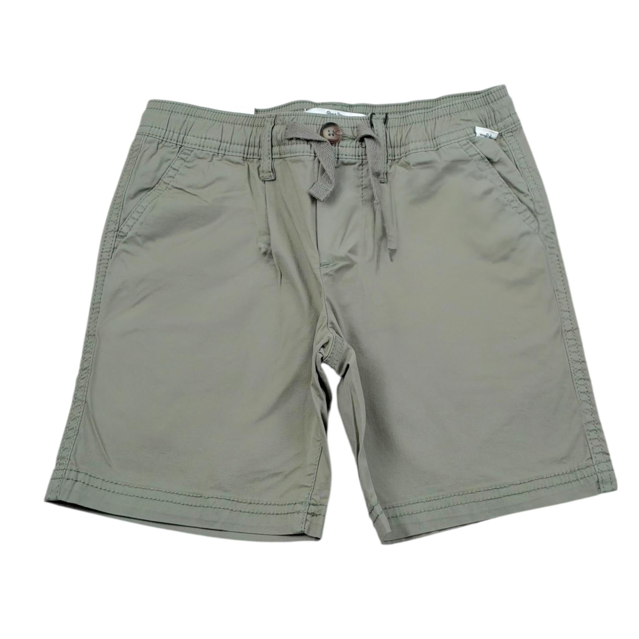 Pepe Feamo Bermuda Tinta Unita con Elastico In Vita per Bambino P8800837 VERDE PEPE FEAMO 