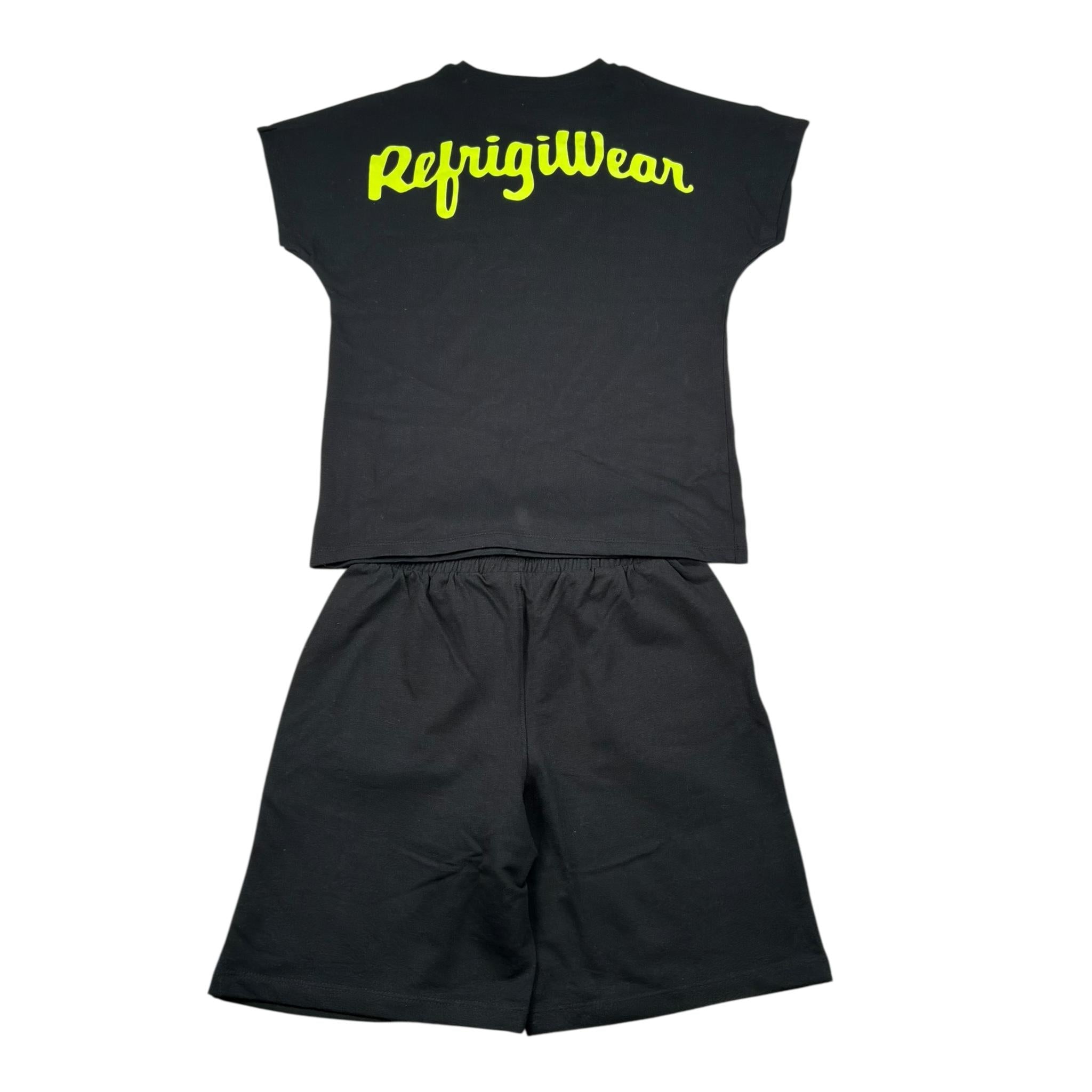 Refrigiwear Completo 2 Pezzi T-Shirt-Bermuda per Bambino R1101W25 NERO REFRIGIWEAR 