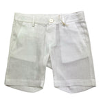 Little Bear Bermuda Tinta Unita con Girovita Regolabile per Bambino 8229J BIANCO LITTLE BEAR 