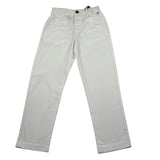 Tommy Hilfiger Pantalone tinta unita con Girovita Regolabile Bianco per Bambino KB0KB008946 BIANCO TOMMY HILFIGER 