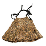 Mariuccia Top Tinta Unita con Fantasia Maculata per Bambina MMBSS21T2000 BEIGE MARIUCCIA 