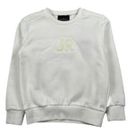 John Richmond Felpa Girocollo Tinta Unita con Logo per Bambino RBP26189FE BIANCO JOHN RICHMOND 