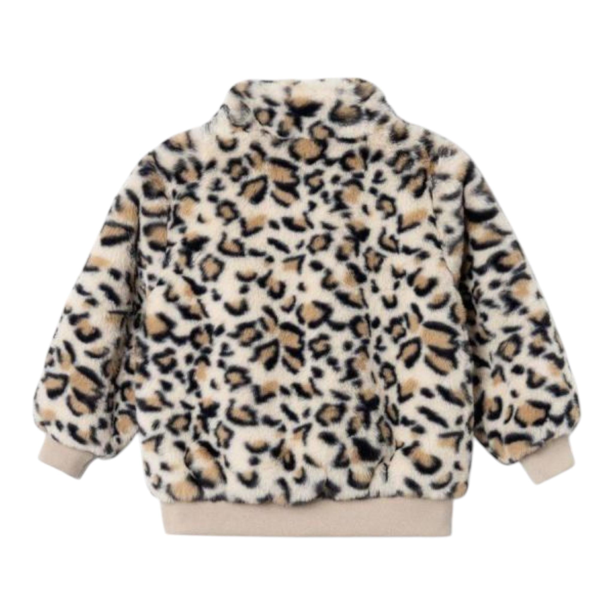 NAME IT giubbino modello pelliccia tinta unita con fantasia maculata Beige per Neonata 13231161 BEIGE NAME IT 