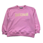 Just Cavalli Felpa Chiusa Girocollo Tinta Unita con Logo per Bambino JGP26002FE ROSA JUST CAVALLI 