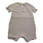 Le Bebe Pagliaccetto Mezza Manica Tinta Unita per Neonata LBG6268 BEIGE LE BEBE 