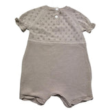 Le Bebe Pagliaccetto Mezza Manica Tinta Unita per Neonata LBG6268 BEIGE LE BEBE 