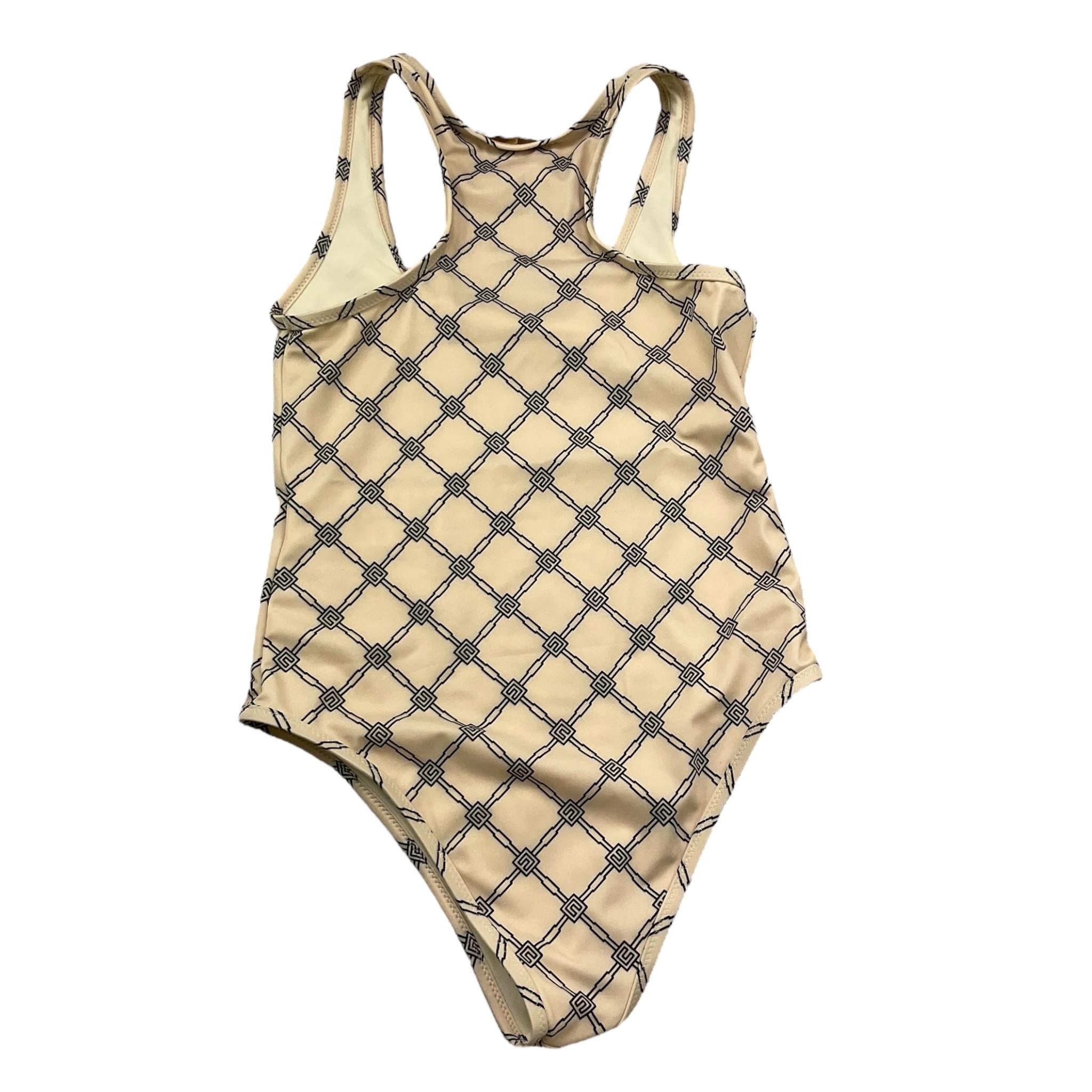 Elisabetta Franchi Costume Intero Tinta Unita  per Bambina EFSW022 CREMA ELISABETTA FRANCHI 