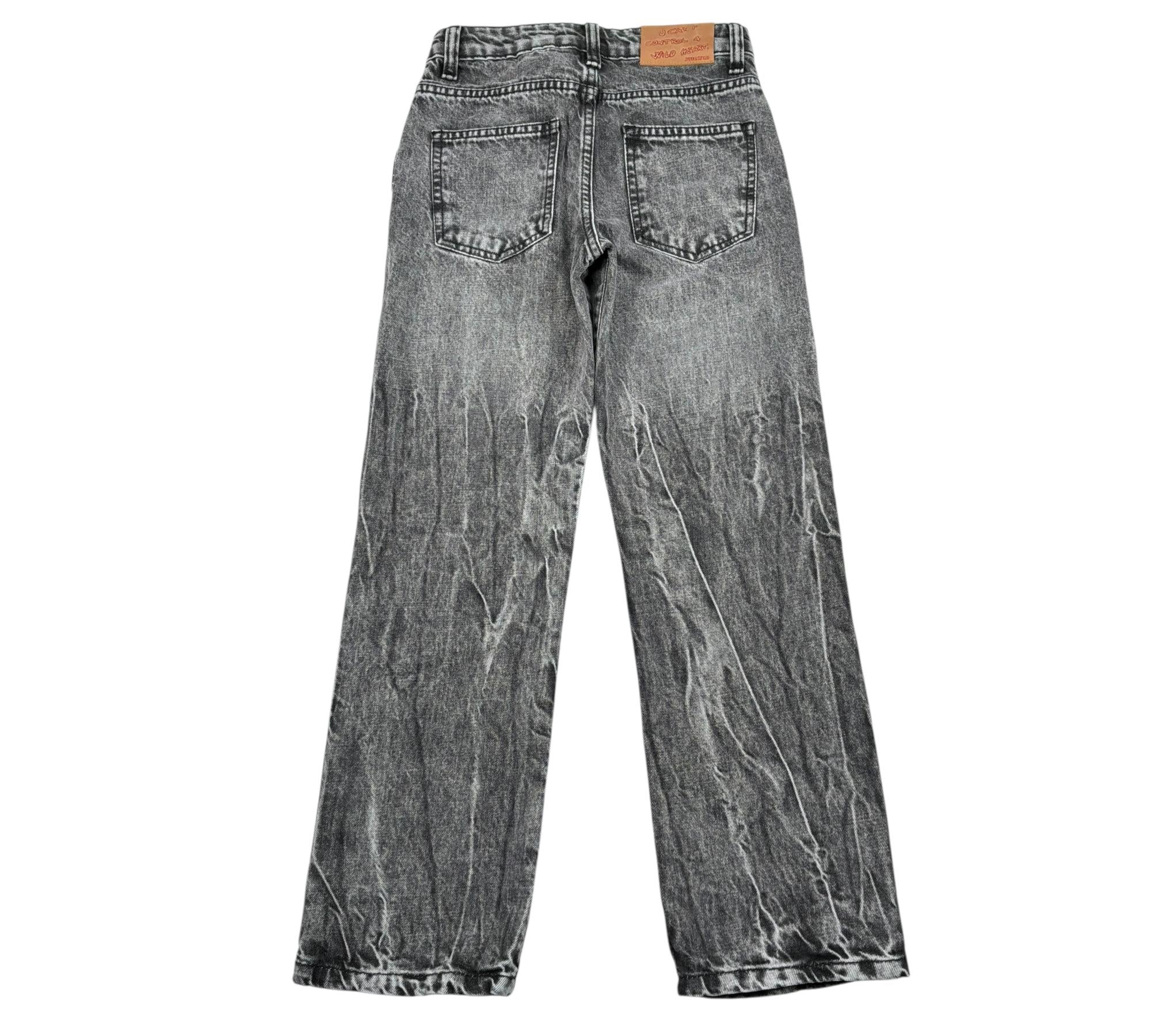 Just Cavalli Jeans Tinta Unita con Girovita Regolabile per Bambino JBP26045JE NERO JUST CAVALLI 