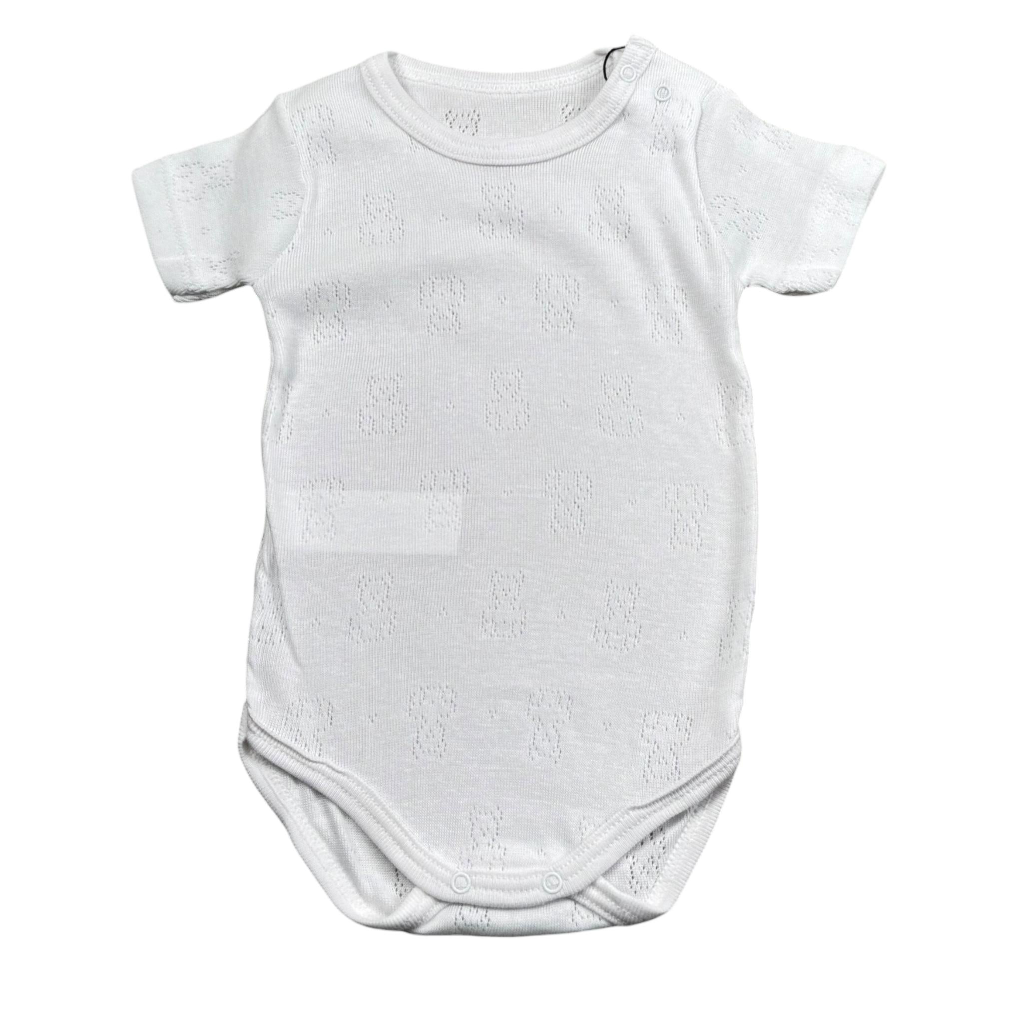 Calamaro Body Mezza Manica Tinta Unita per Neonato FNEKE BIANCO CALAMARO 
