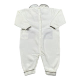 Le Coconne Tutina Tinta Unita con Colletto per Neonato LCN1495 PANNA LE COCONNE 