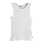 Scotch & Shrunk Canotta Tinta Unita A Costine per Bambino 179374 BIANCO SCOTCH & SHRUNK 