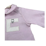 Elisabetta Franchi Tutina Manica Lunga Tinta Unita con Ricami per Neonata ENTU131X LILLA ELISABETTA FRANCHI 