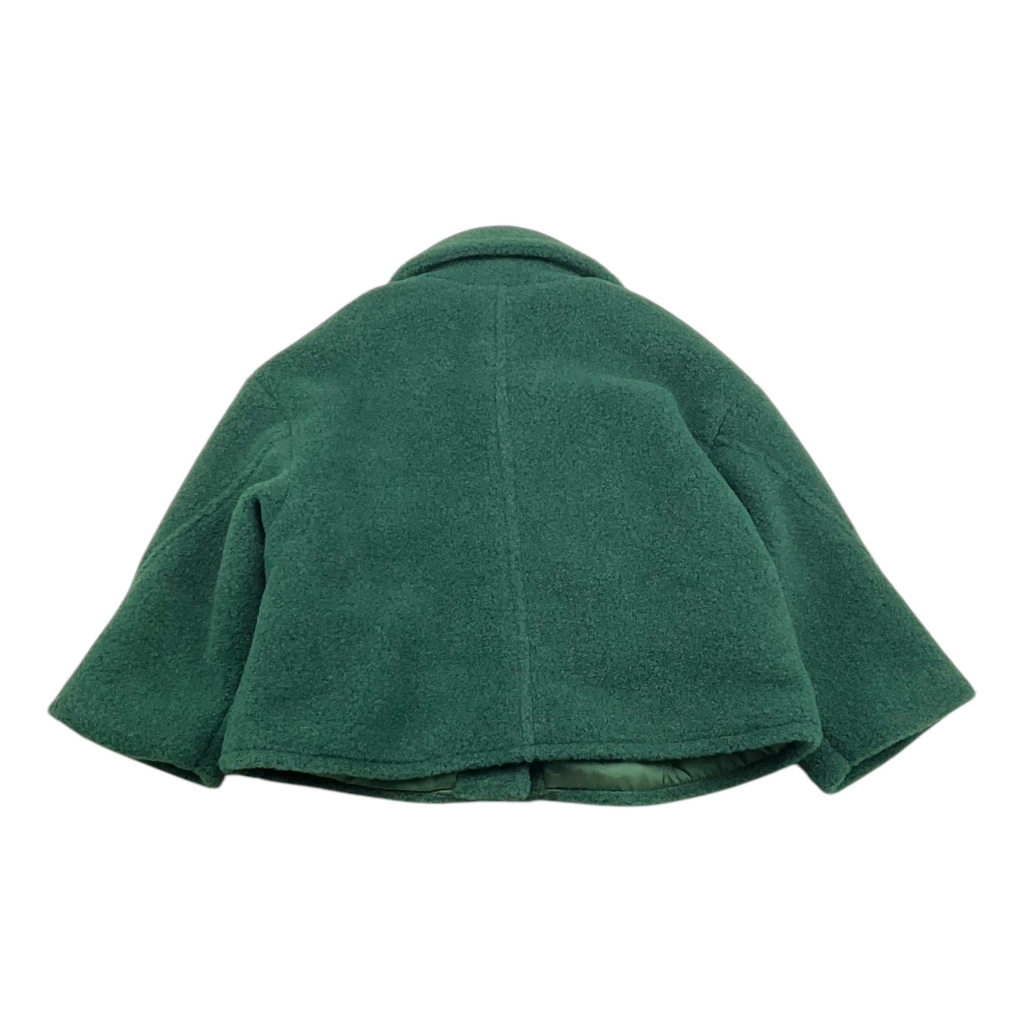 PICCOLA LUDO giubbino modello cappotto tinta unita con bottoni Verde per Bambina BS9WB018 VERDE PICCOLA LUDO 