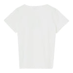 Liu Jo T-Shirt Girocollo Tinta Unita con Paillettes per Bambina GA5018 BIANCO LIU JO 