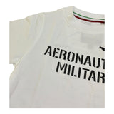 Aeronautica Militare T-Shirt Girocollo Tinta Unita con Stampa per Neonato 251TS0040AN BIANCO AERONAUTICA MILITARE 