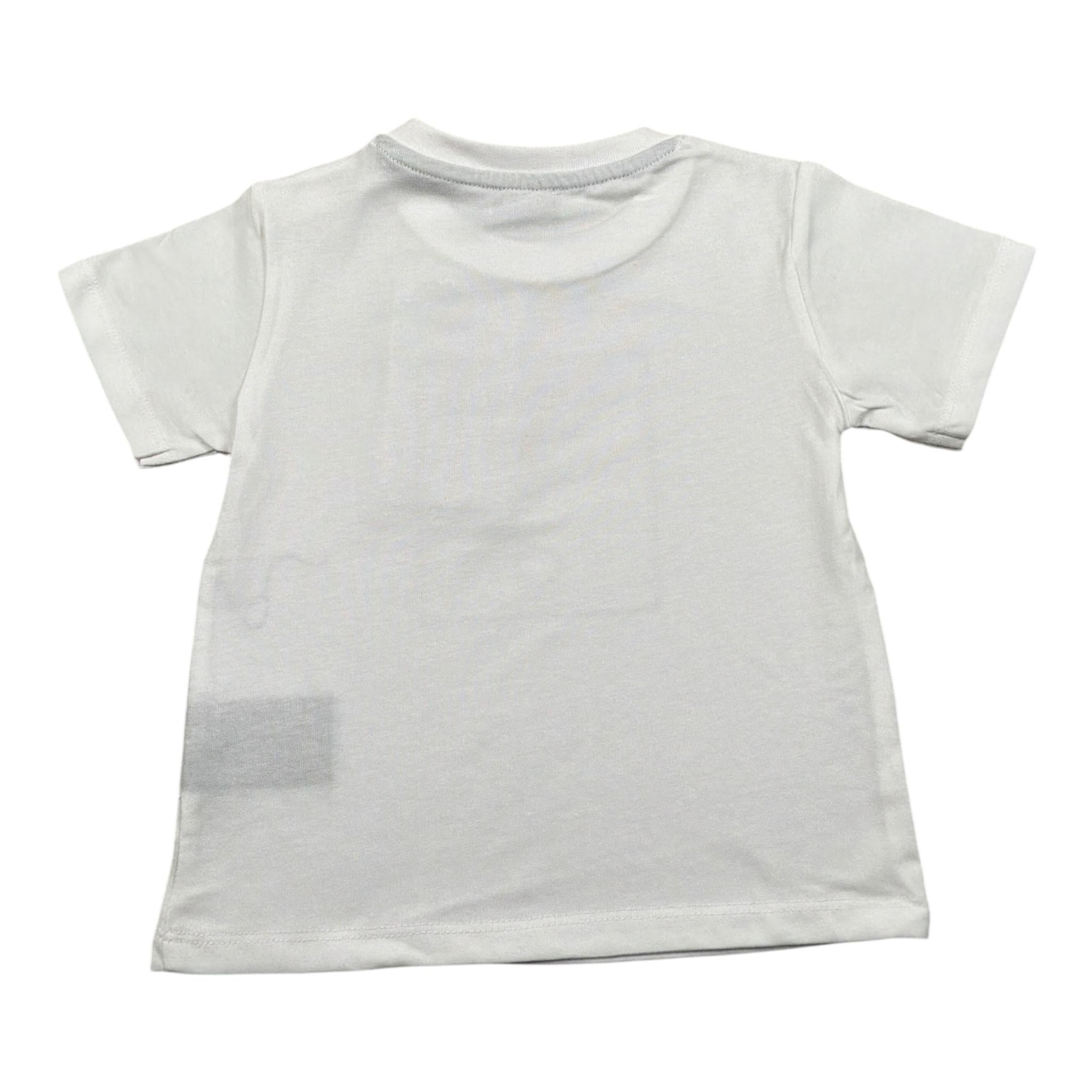 Trussardi T-Shirt tinta unita con Stampa Bianco per Neonato TIP25046TSX BIANCO TRUSSARDI 