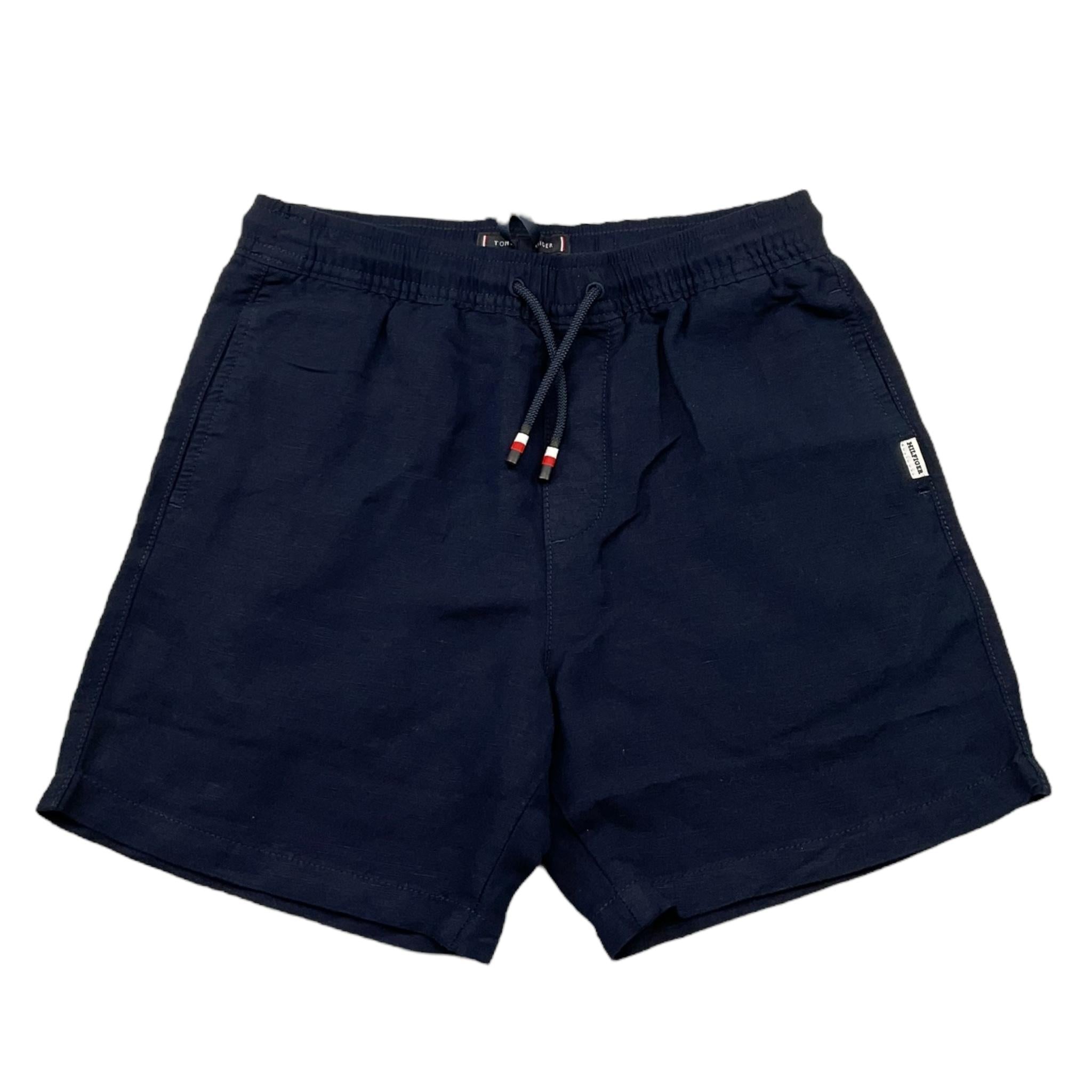 Tommy Hilfiger Bermuda Tinta Unita con Elastico In Vita per Bambino KB0KB09643 BLU TOMMY HILFIGER 
